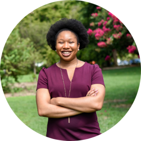 Candace Spencer is passionate about three things: Jesus, justice, and food. This has led her to a career at the intersection of food systems and racial equity; to start a consultancy to support people living a dairy-free life; and to speak, teach, and write about topics related to Black farmland ownership, food, and agriculture.  Candace is an attorney whose prior experience includes process design and facilitation of collaborative processes in the agriculture sector; policy advocacy on agriculture structure issues, such as crop insurance, commodity payment reform, and livestock competition; and legal clinical education with the University of Florida College of Law Conservation Clinic focused on heirs property, community economic development, and urban agriculture policy. Candace is based in DC and often spends her free time baking dairy-free desserts, being outside, and cheering for the Florida Gators.